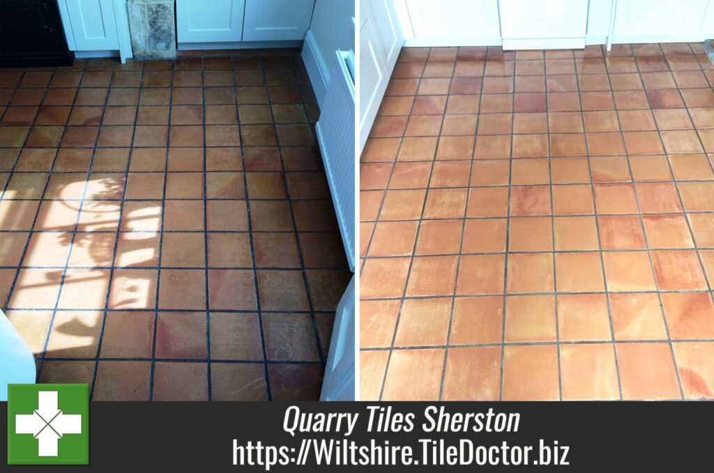 Cleaning and Sealing Quarry Tiles in Sherston