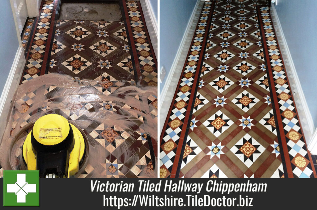 Victorian Tiled Hallway Restoration in Chippenham